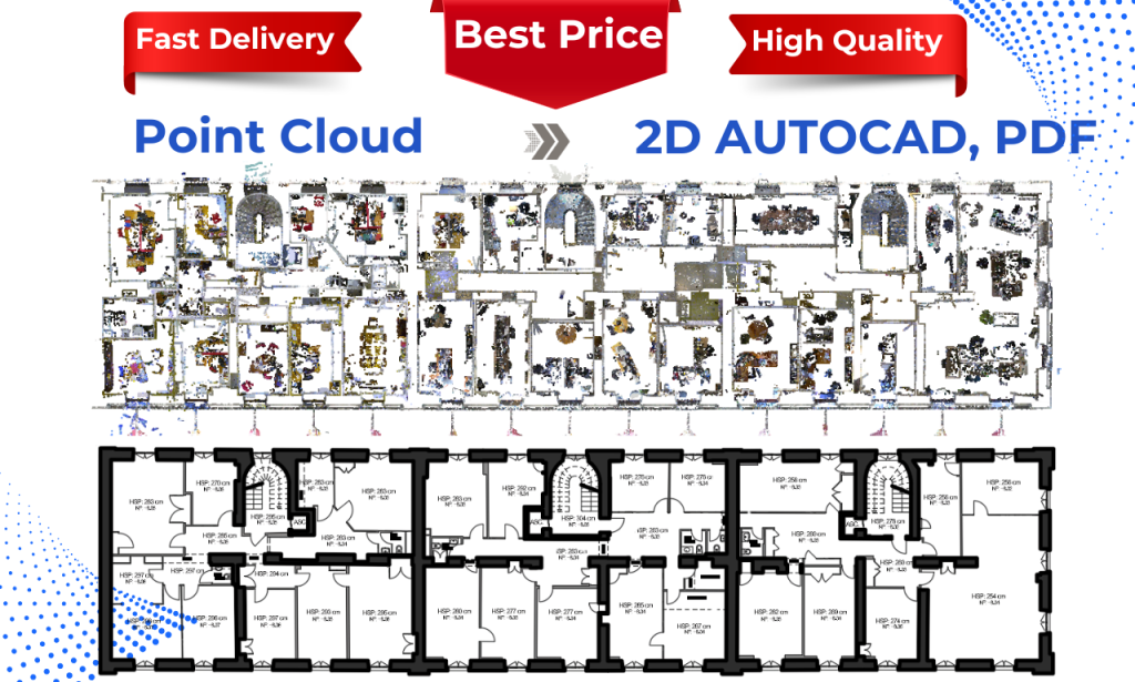 2D CAD Services from Point Cloud Data