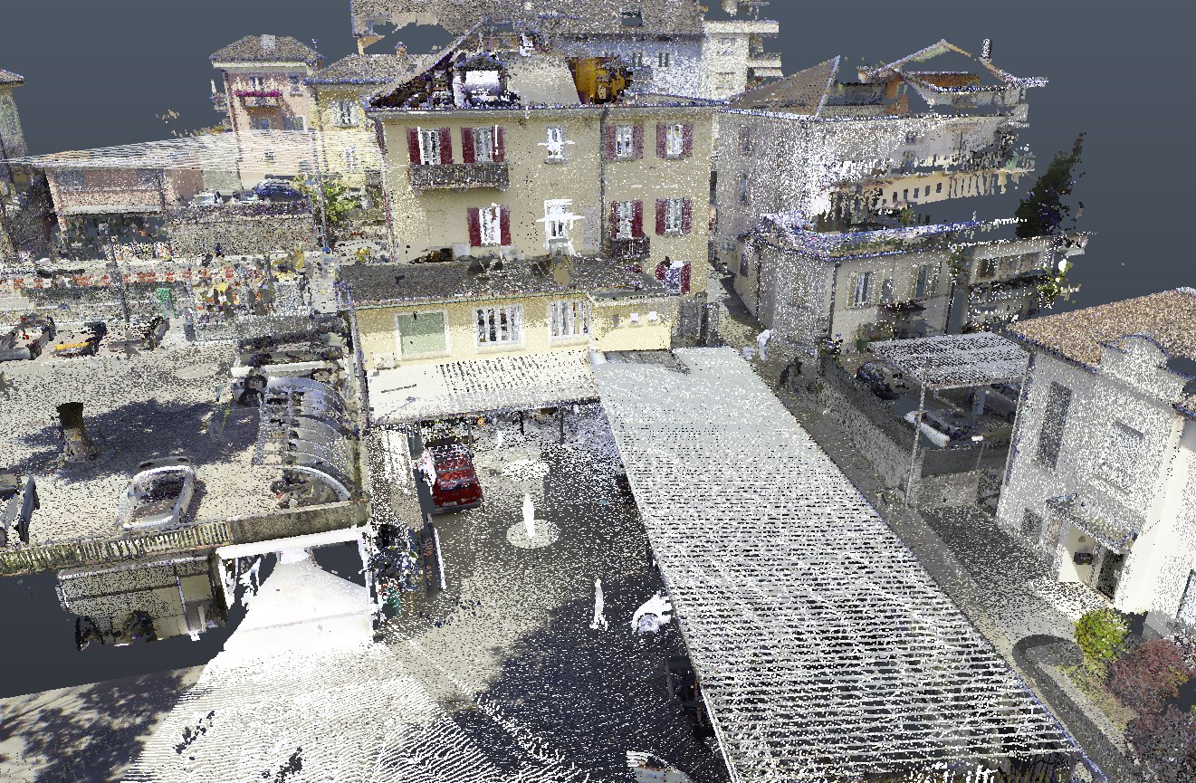 Point cloud of the office building