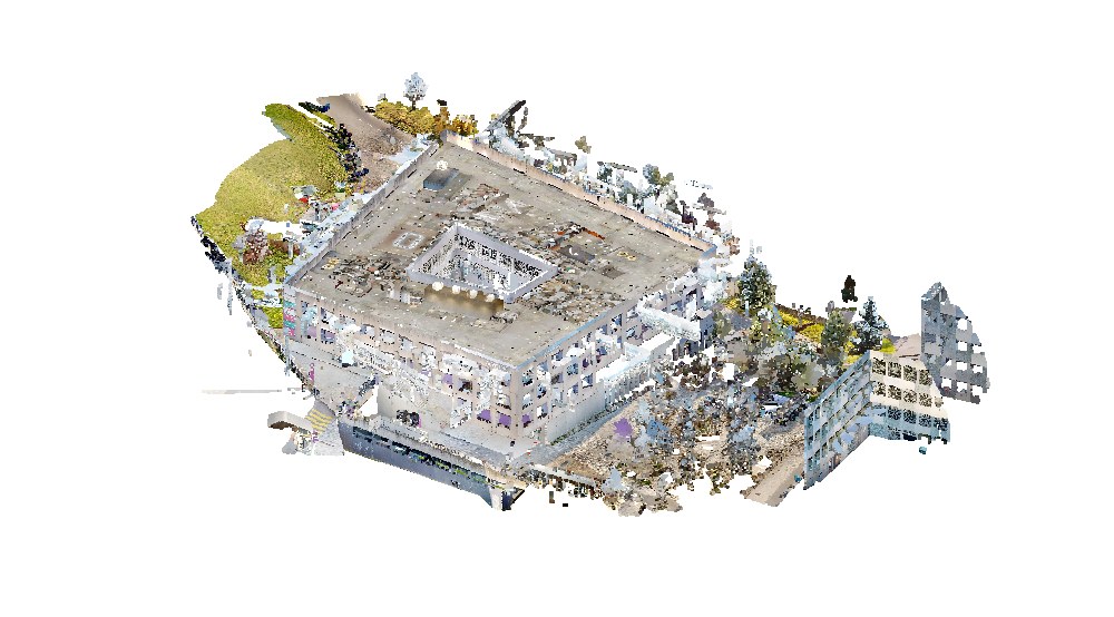 Point cloud of the medical center