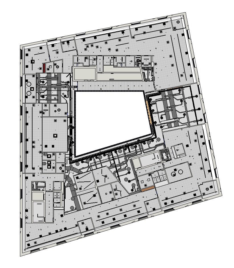 Revit model floor plan
